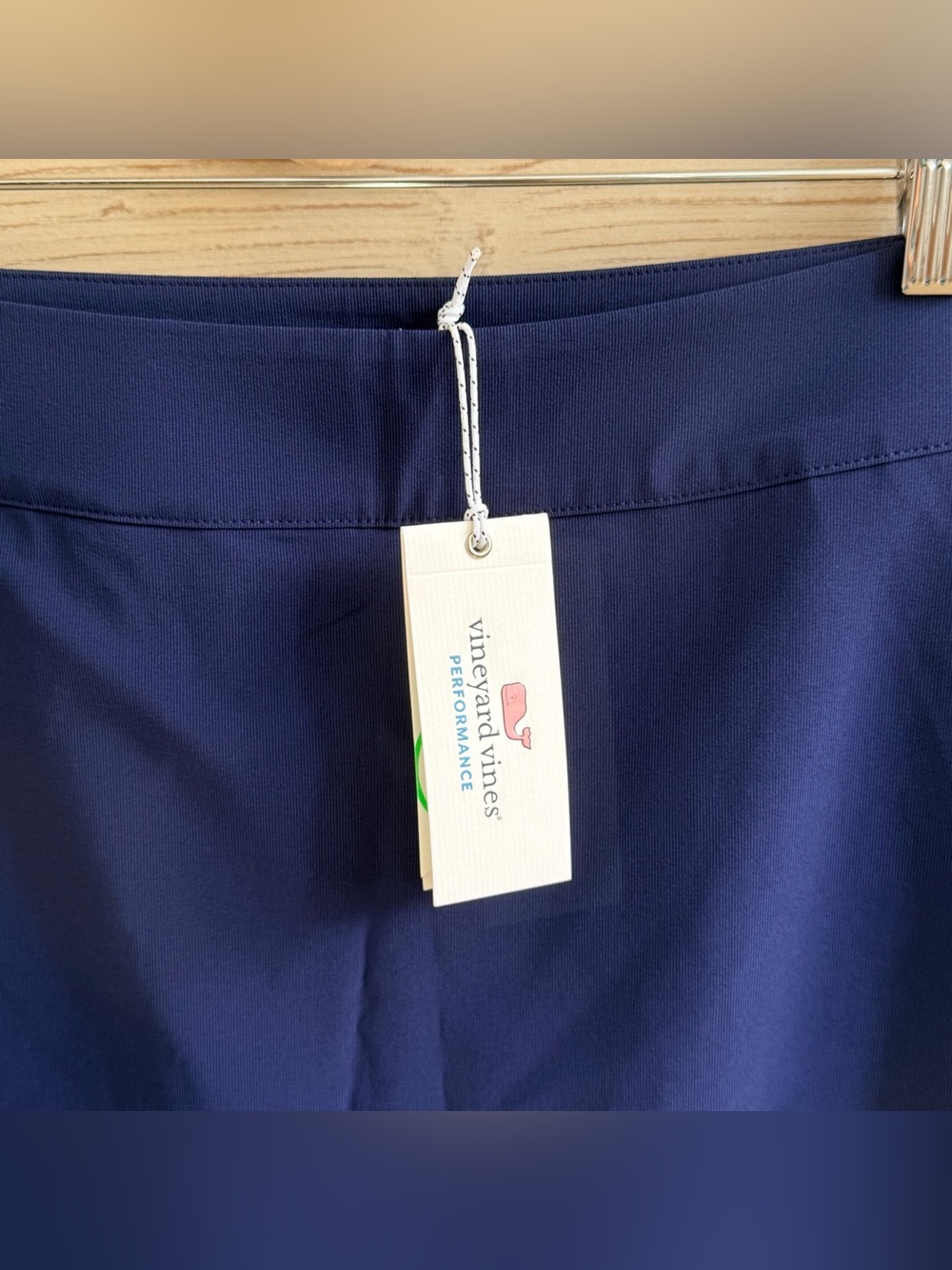 Vineyard Vines Navy Blue Scalloped Athletic Skort womens size 10 NEW WITH TAGS - Picture 3 of 12